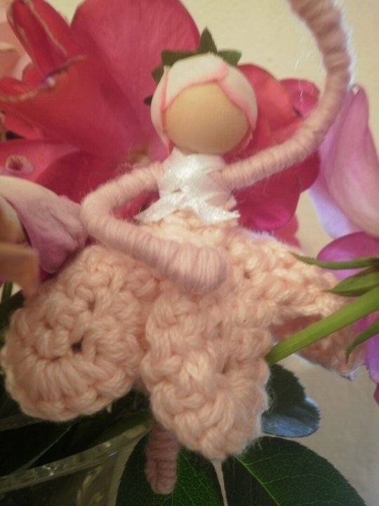 A delightful dancing digit doll created by the combined efforts of Sharon, Diane and Diana.  